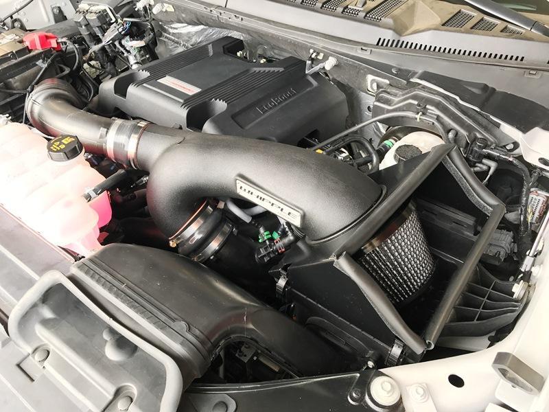 17-20 Ford Raptor 3.5L Ecoboost Cold Air Kit Air Intake Whipple Superchargers display