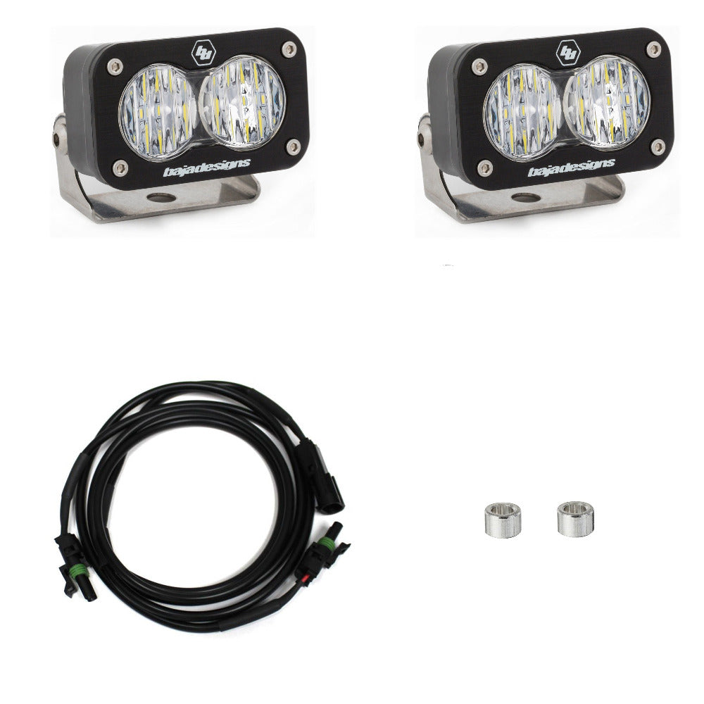 '17-Current Ford Raptor S2 Sport Reverse Light Kit Lighting Baja Designs Display of Included Parts