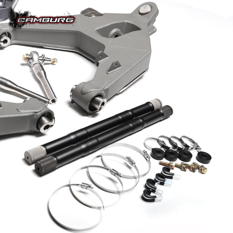 '17-20 Ford Raptor Camburg Performance Long Travel Kit Display of Included Parts