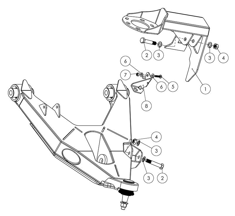 '17-20 Ford Raptor Camburg Performance Long Travel Kit 3D Design