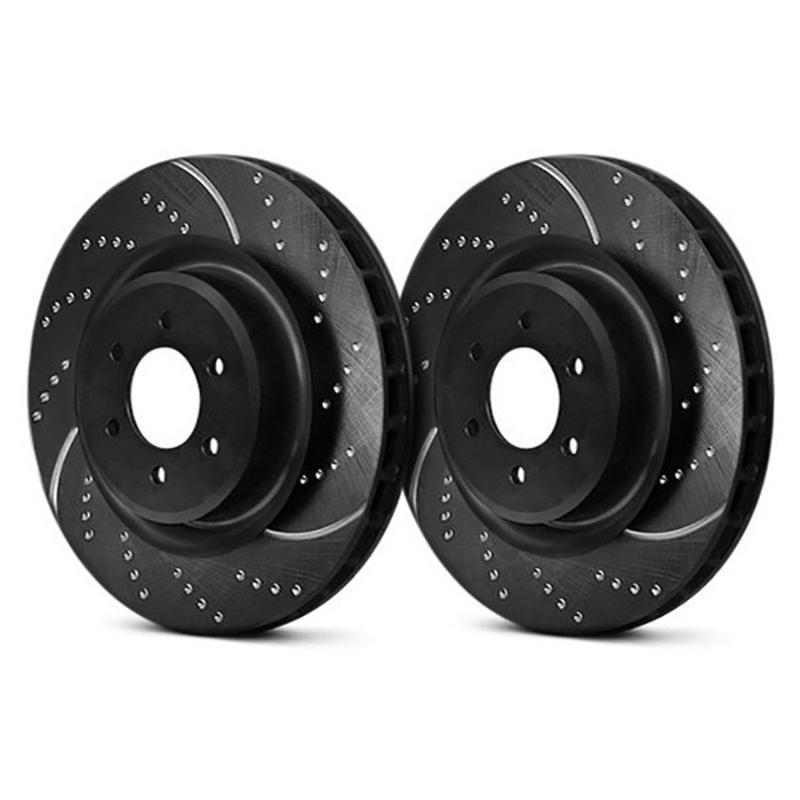 EBC Brakes GD1511 3GD Series Dimpled & Slotted Sport Rotor - Enhanced Cooling, Reduced Fade, Great For Trucks, SUVs & Performance Sedans