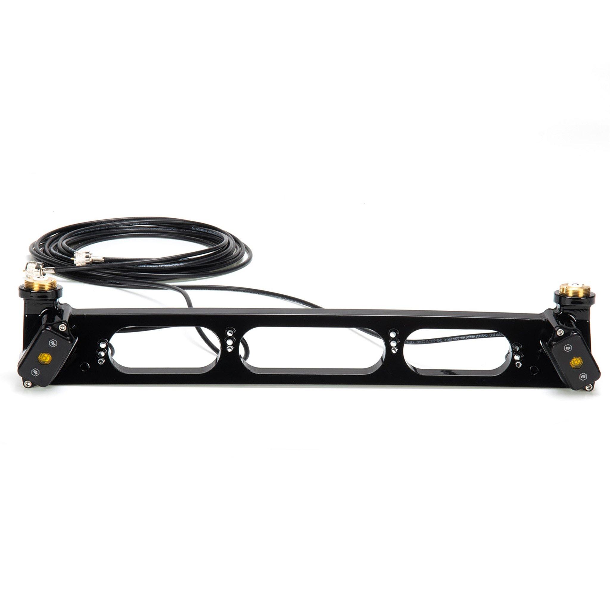 '17-24 Ford Raptor Third Brake Light Dual Antenna Mount w/ Baja Designs LED's Display of Included Parts