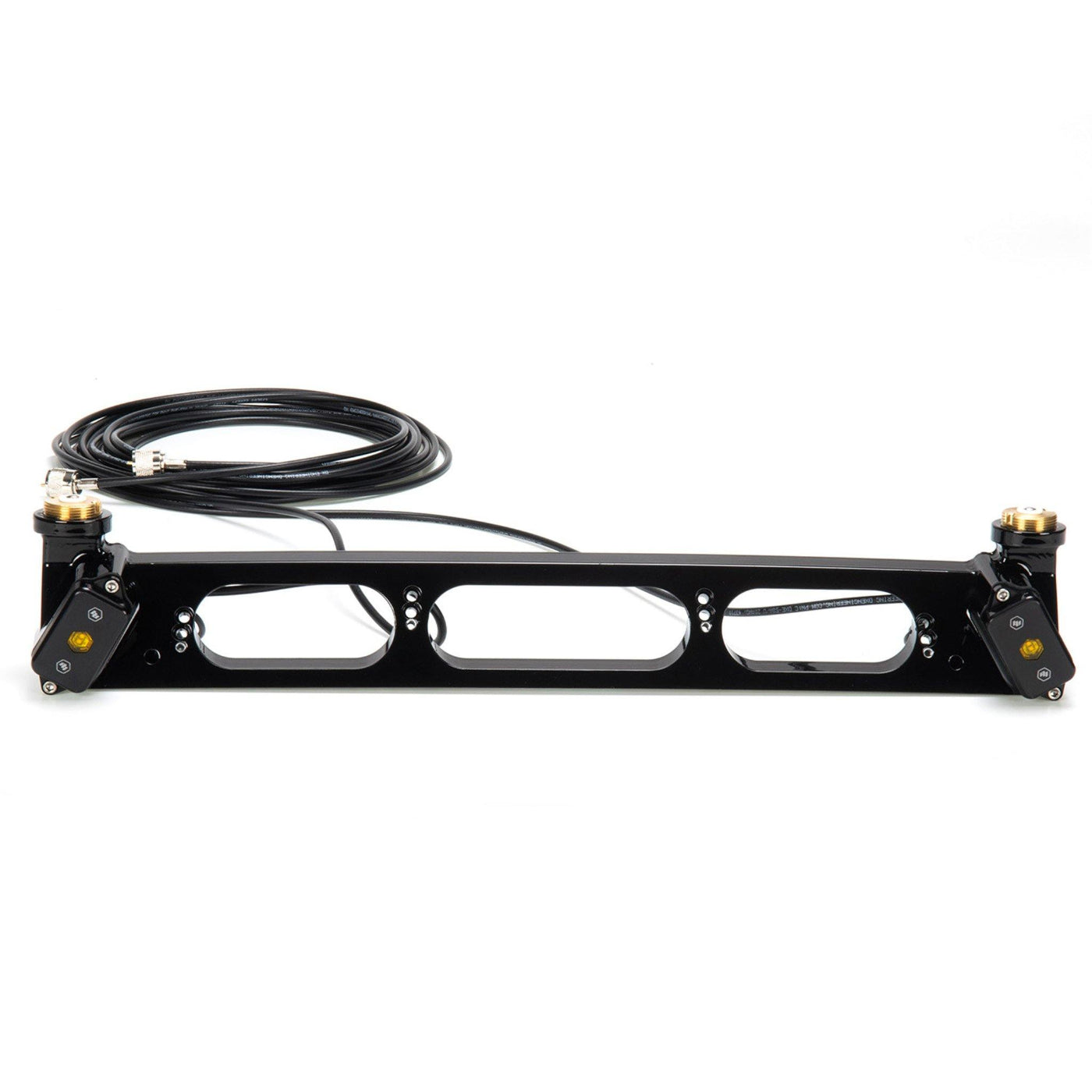 '17-24 Ford Raptor Third Brake Light Dual Antenna Mount w/ Baja Designs LED's Display of Included Parts