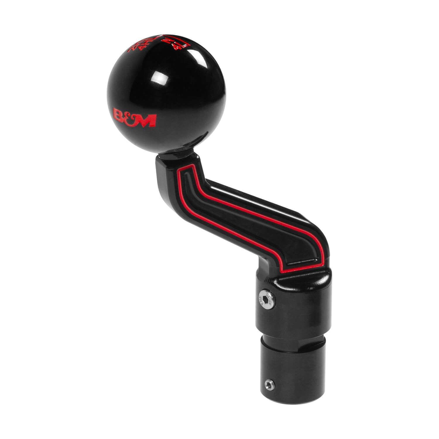 '18-Current Jeep JL Billet Extended Transfer Case Handle & Shift Knob Interior Accessories B&M Close-up Display