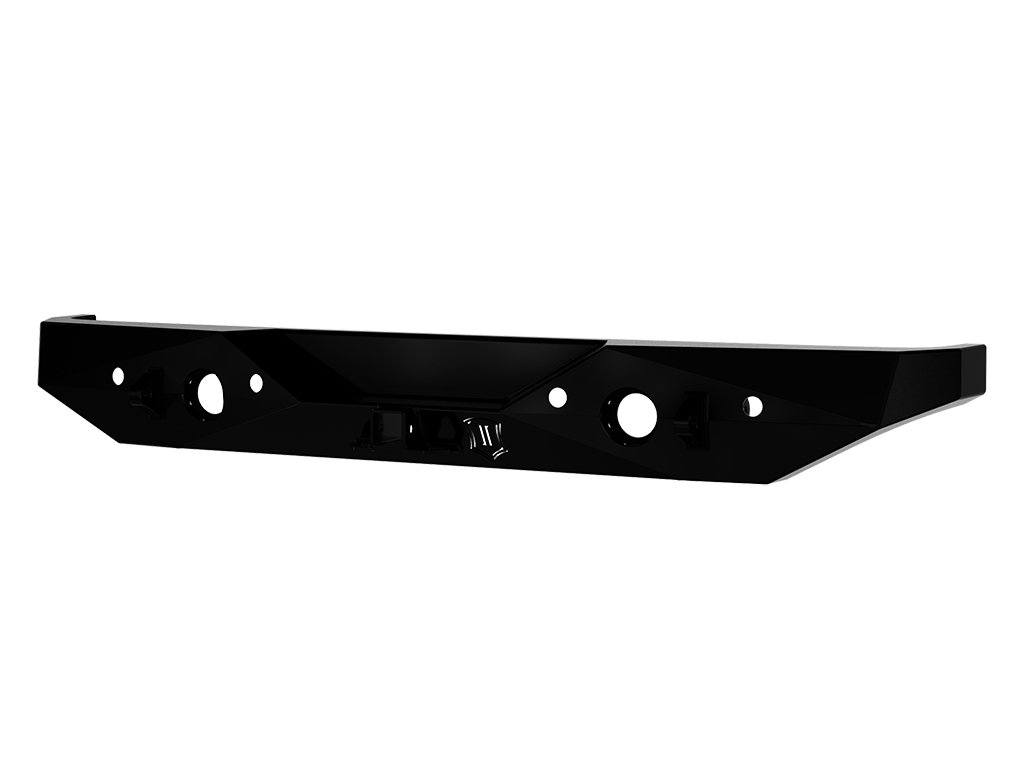 18-23 Jeep JL Pro Series II Rear Bumper w/ Hitch & Tabs Impact Series Off-Road Armor display