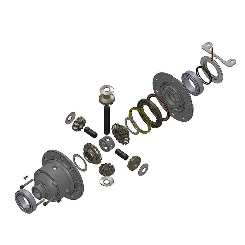 '18-23 Jeep JL Rubicon ARB Air Locker Drivetrain ARB Diagram of Internal Parts
