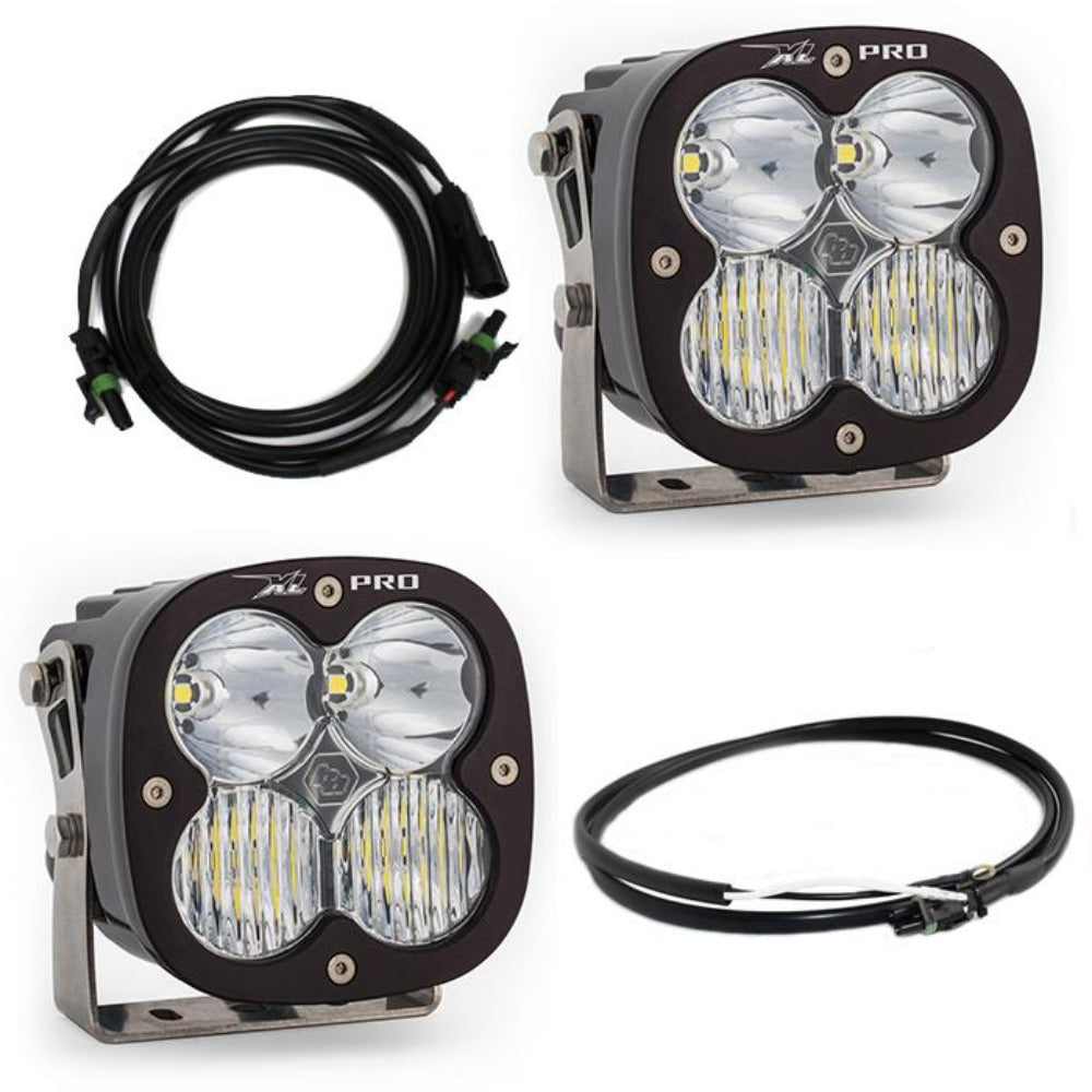 '18-23 Jeep JL Rubicon Steel Bumper Kit Lighting Baja Designs Display of Included Parts
