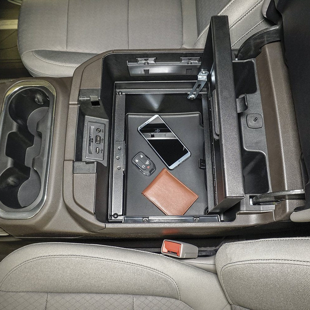 '19-22 Chevy/GMC 1500 Security Console Tuffy Security Products (interior view)