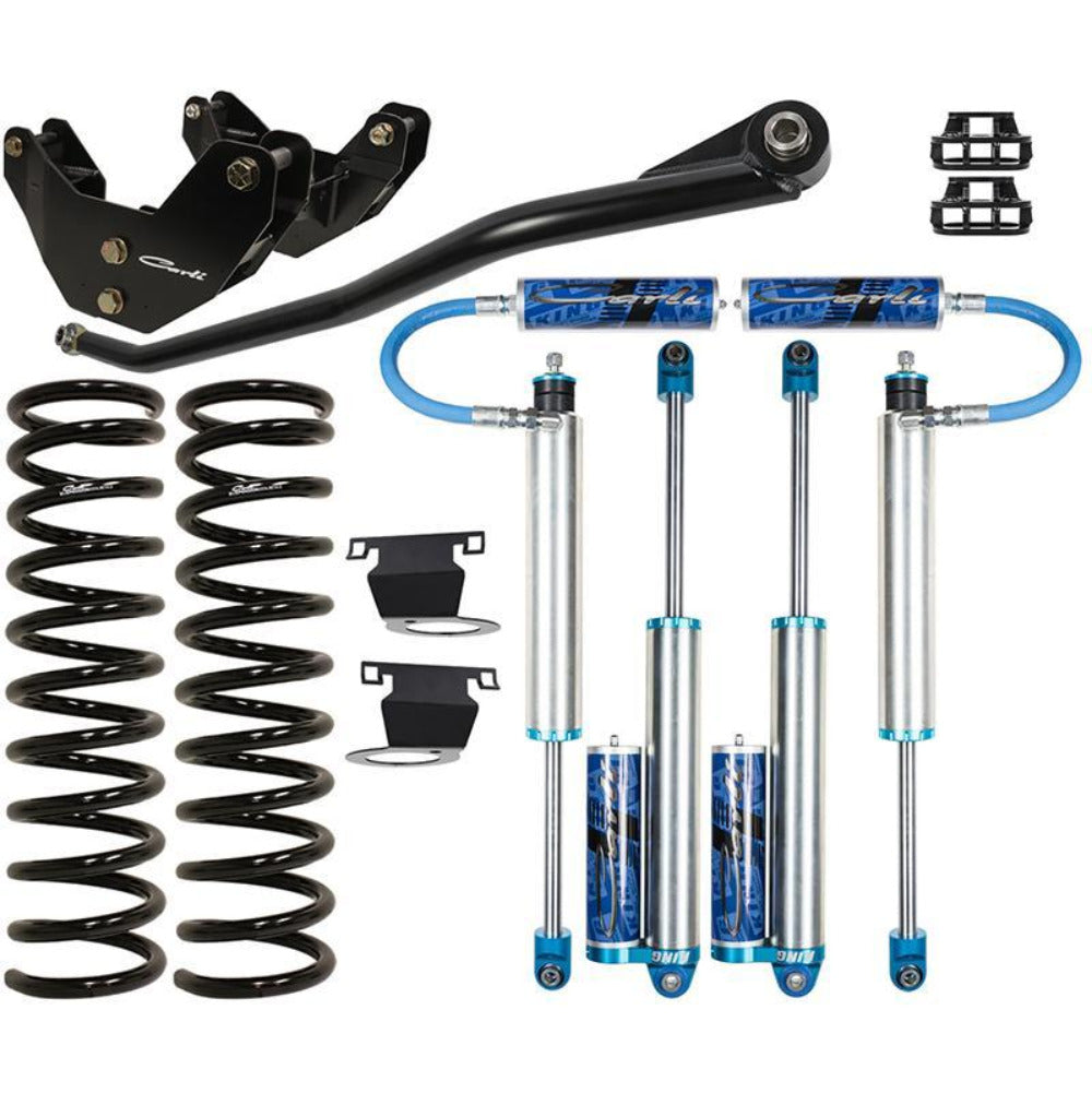 '13-24 Ram 3500 Carli 2.5 Pintop System-3.25" Lift Display of included Parts
