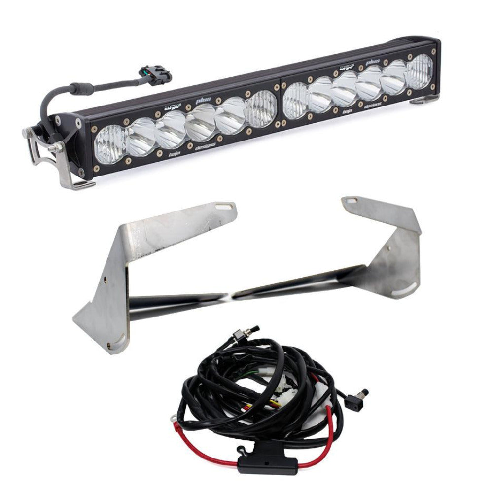 '19-22 Ram 2500/3500 20" Onx6+ Bumper Kit Lighting Baja Designs Display of Included Parts