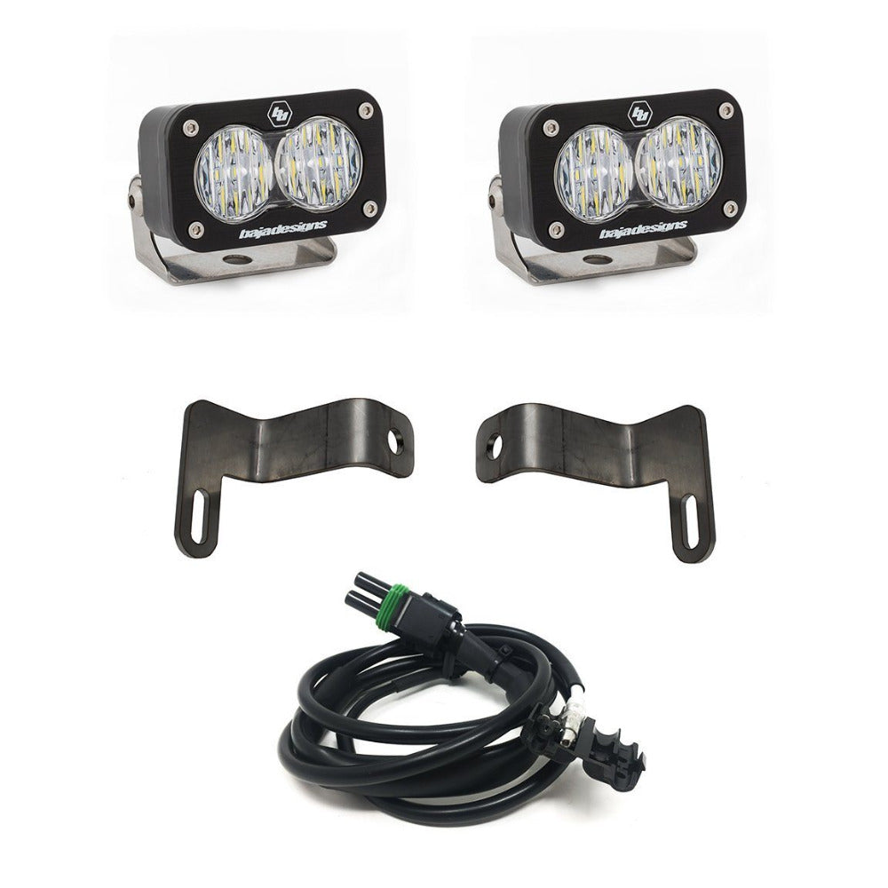 '19-22 Ram 1500 Rebel S2 Reverse Light Kit Lighting Baja Designs Display of Included Parts