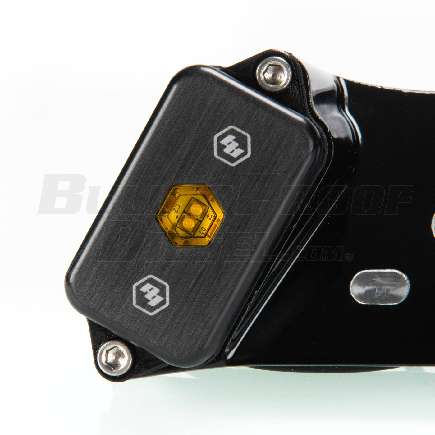 '19-24 Ford Ranger Third Brake Light Dual Antenna Mount w/ Baja Designs LED's Close-up Display