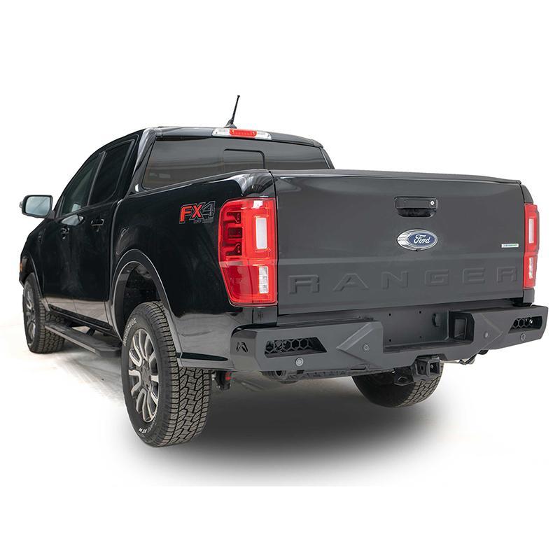 '19-22 Ford Ranger Vengeance Series Rear Bumper Display on vehicle
