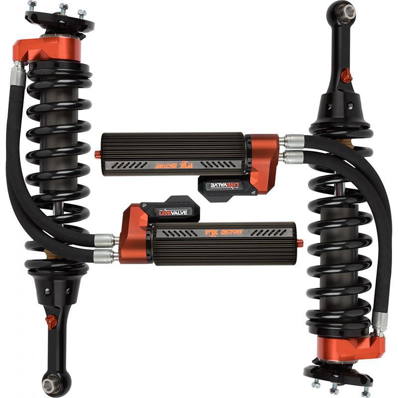 '19-20 Ford Raptor 3.0 Fox Live Valve Internal Bypass Reservoir Coilovers Display of Included Parts