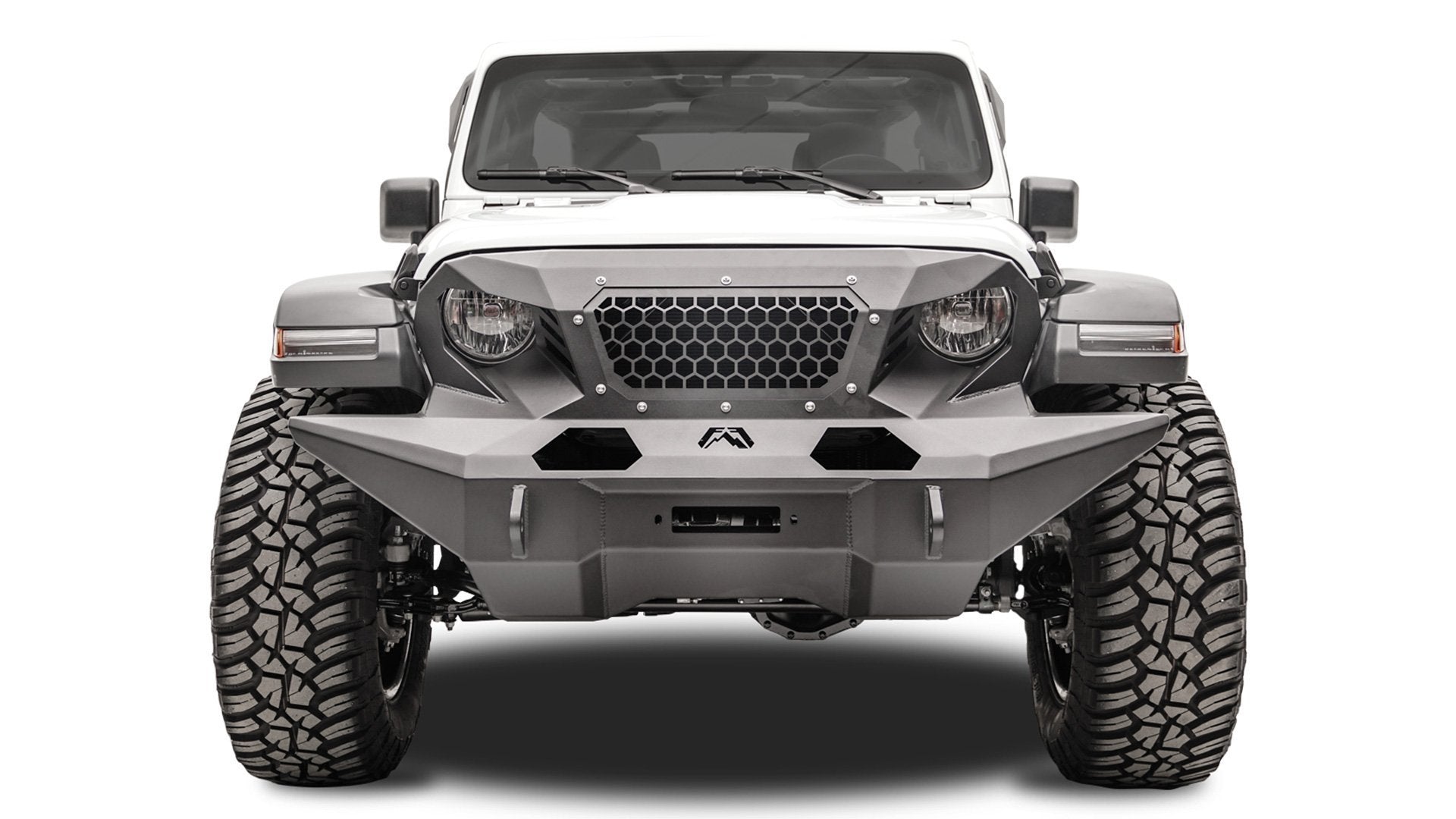 '19-22 Jeep Gladiator Grumper Series Front Bumper Display on Vehicle