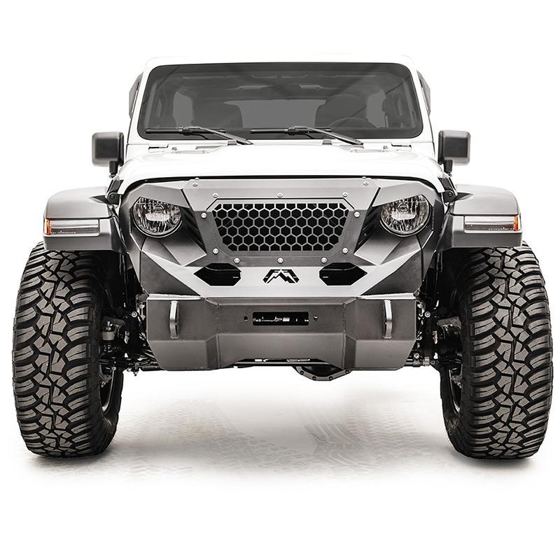 '19-22 Jeep Gladiator Grumper Series Front Bumper Display on Vehicle