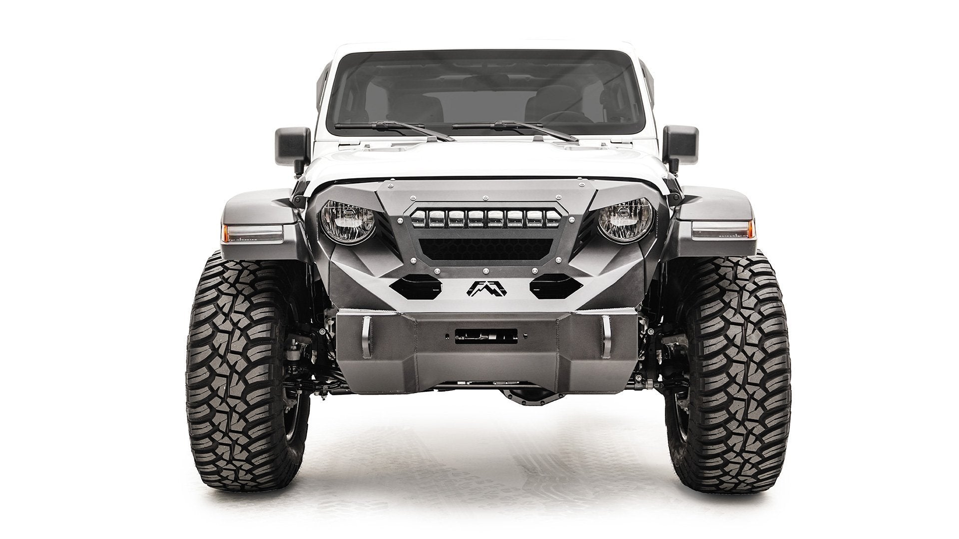 '19-22 Jeep Gladiator Grumper Series Front Bumper Display on Vehicle