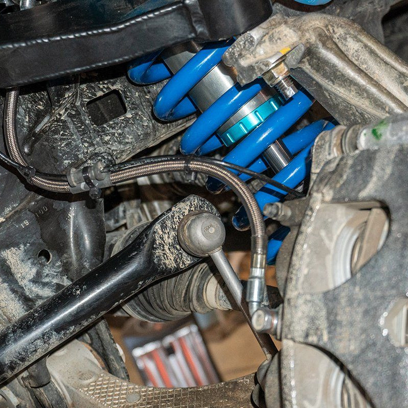 '19-24 Ram 1500 Carli Front Brake Line Kit Close-up Display on Vehicle