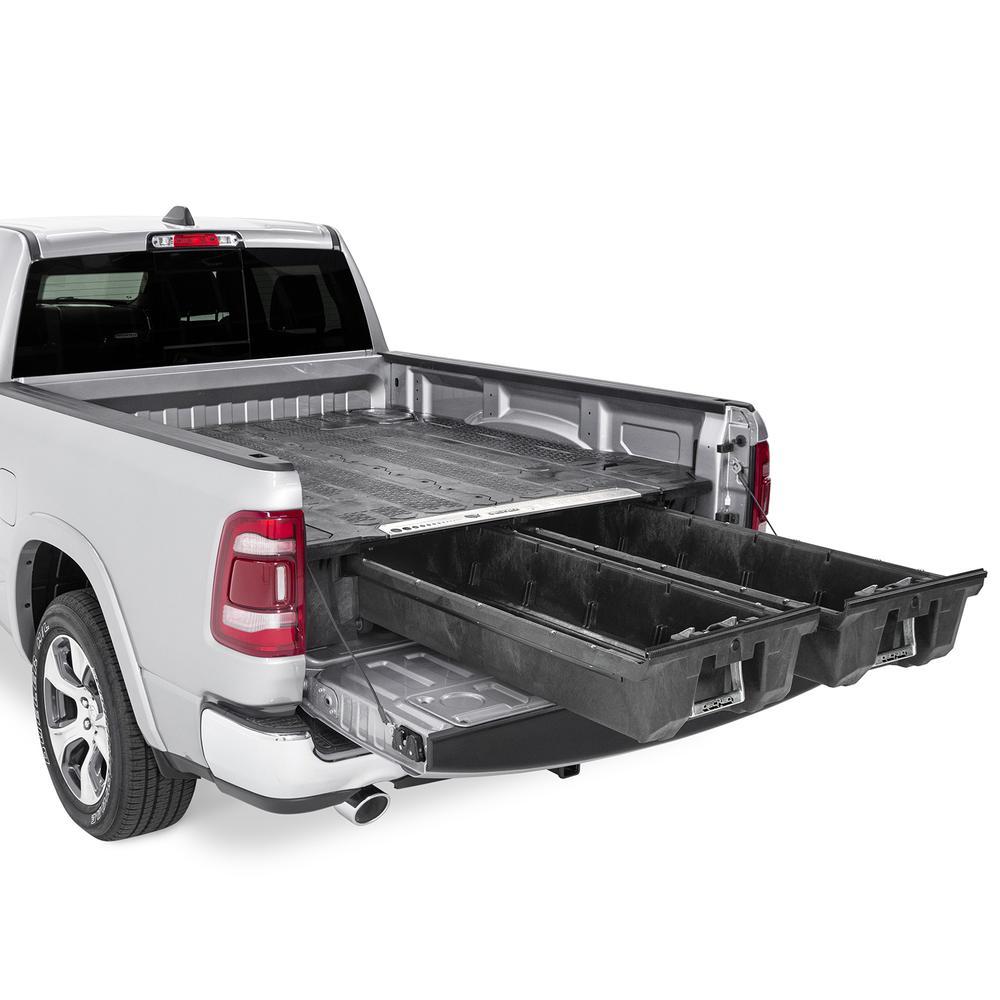 '19-23 Ram 1500 Truck Bed Storage System Display in Vehicle