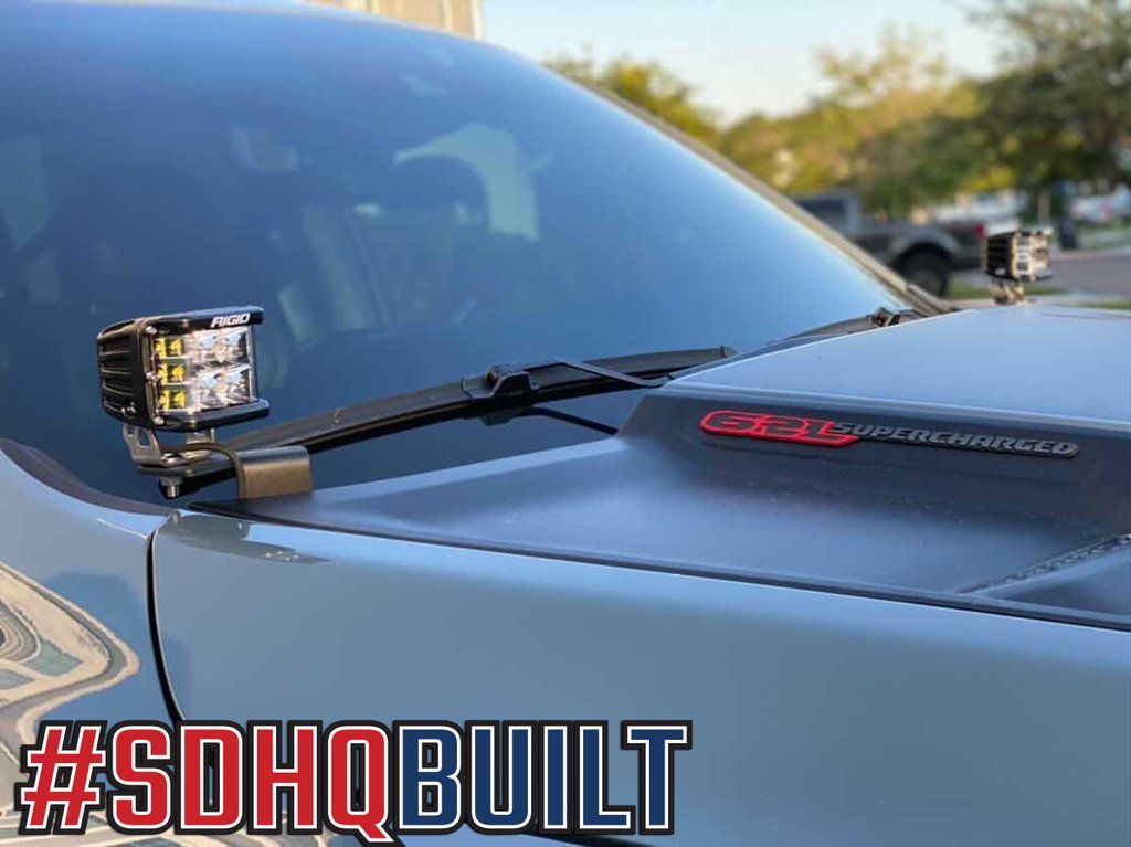 '19-Current Ram 1500 TRX SDHQ Built A-Pillar Light Mounts Lighting SDHQ Off Road