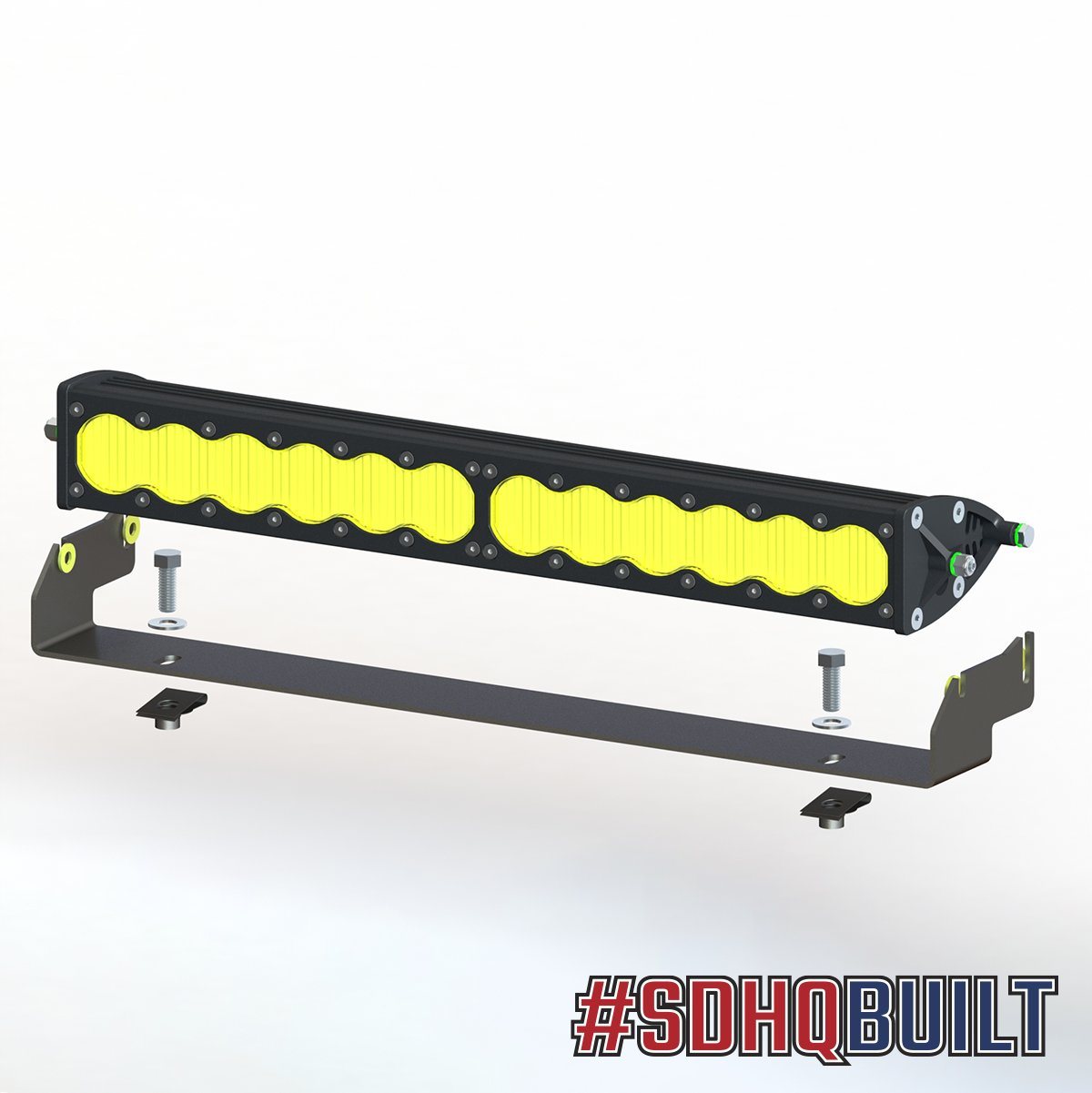 '20-Current GMC 2500/3500 SDHQ Built 20" OEM Bumper LED Light Bar Mount Lighting SDHQ Off Road