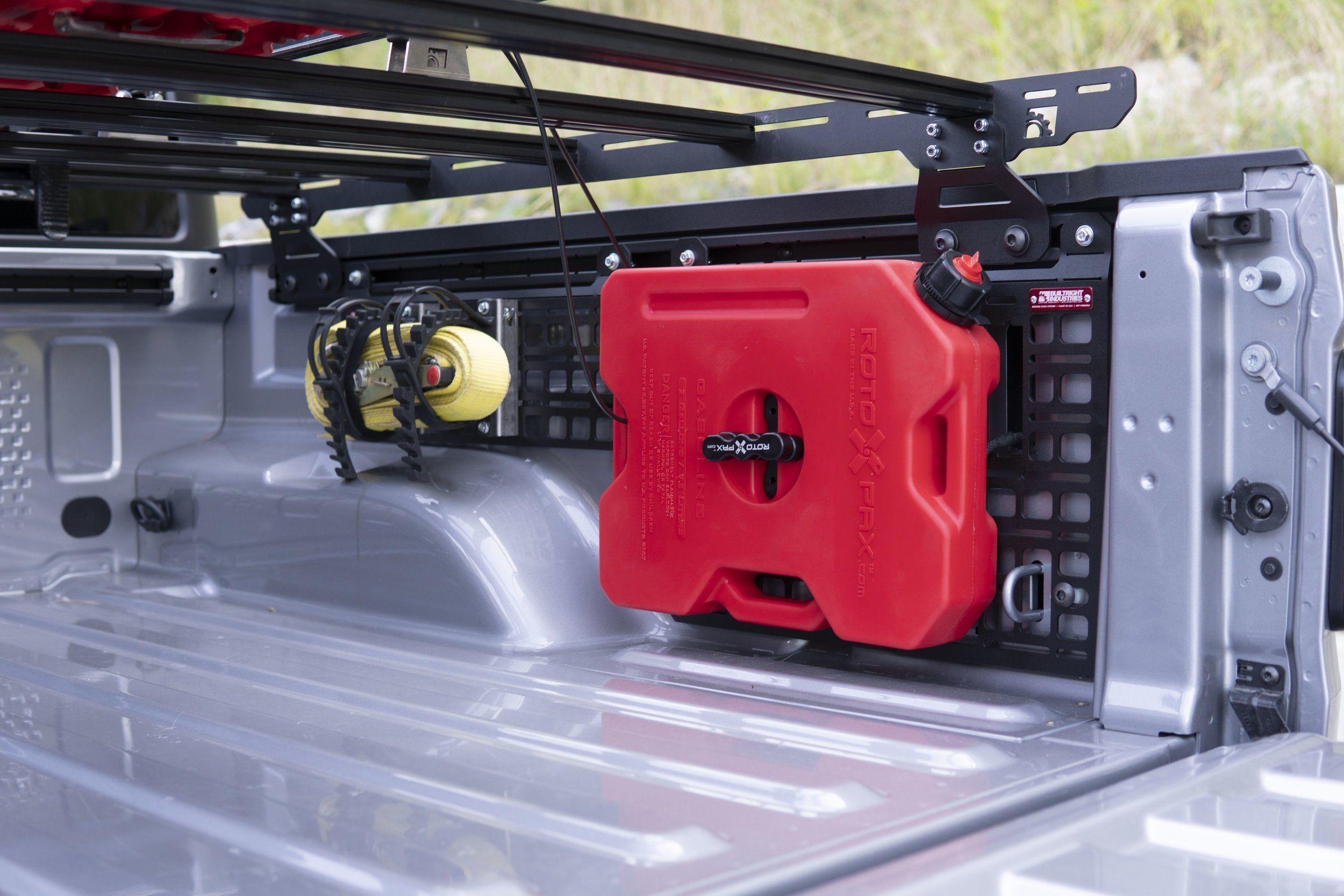 '20-24 Jeep Gladiator (JT) Bedside Rack System-4pc Kit Display in Vehicle