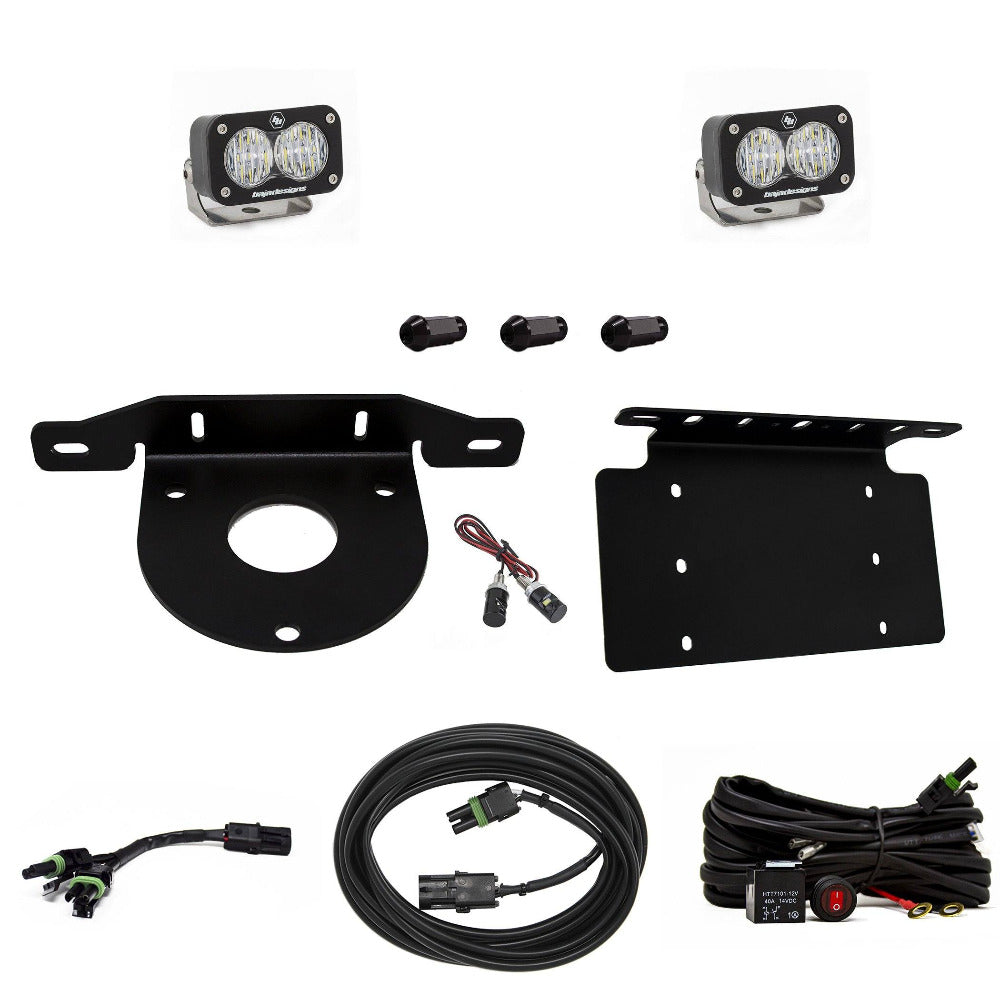 '21-23 Ford Bronco S2 Sport Reverse Light Kit Lighting Baja Designs Display of included Parts