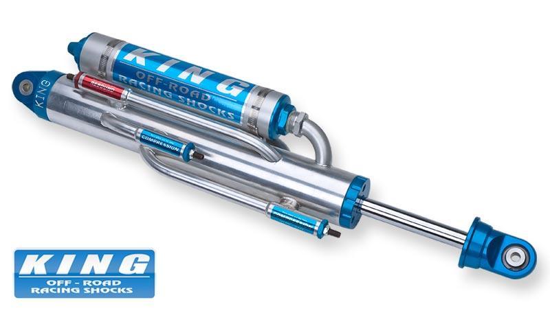2.5 Race Series 4 Tube 7/8" Shaft Bypass Shock Suspension King Off-Road Shocks 10 IN Piggyback Reservoir