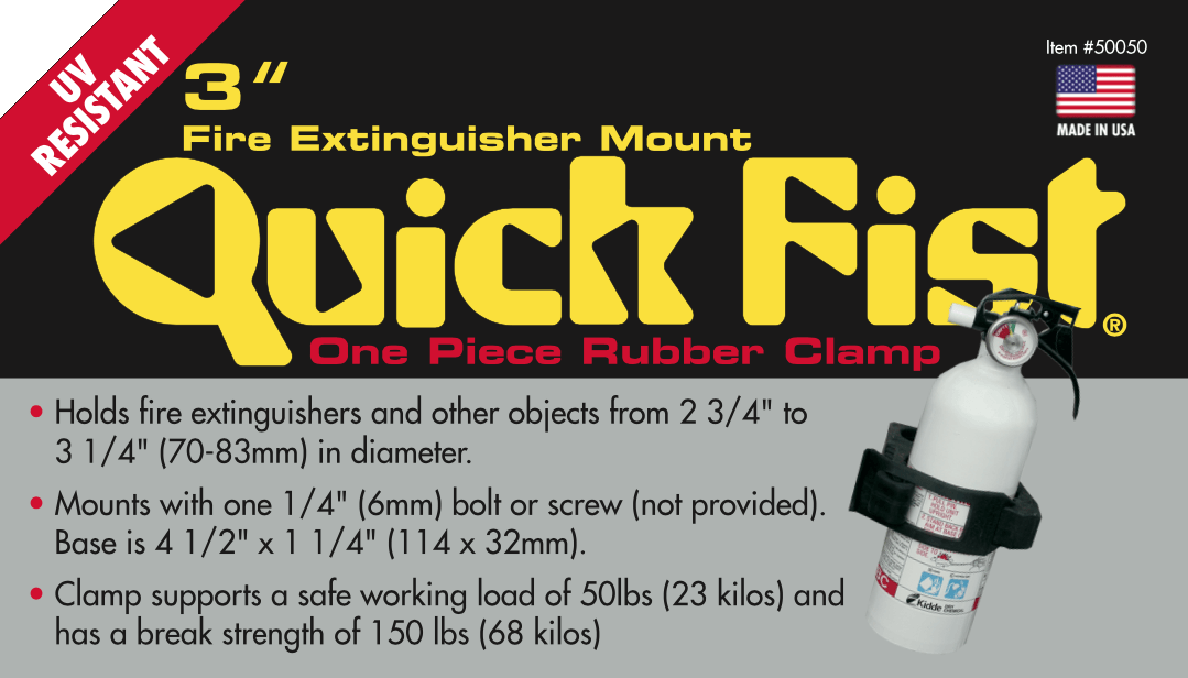 3" Quick Fist Clamp Quick Fist Clamps description