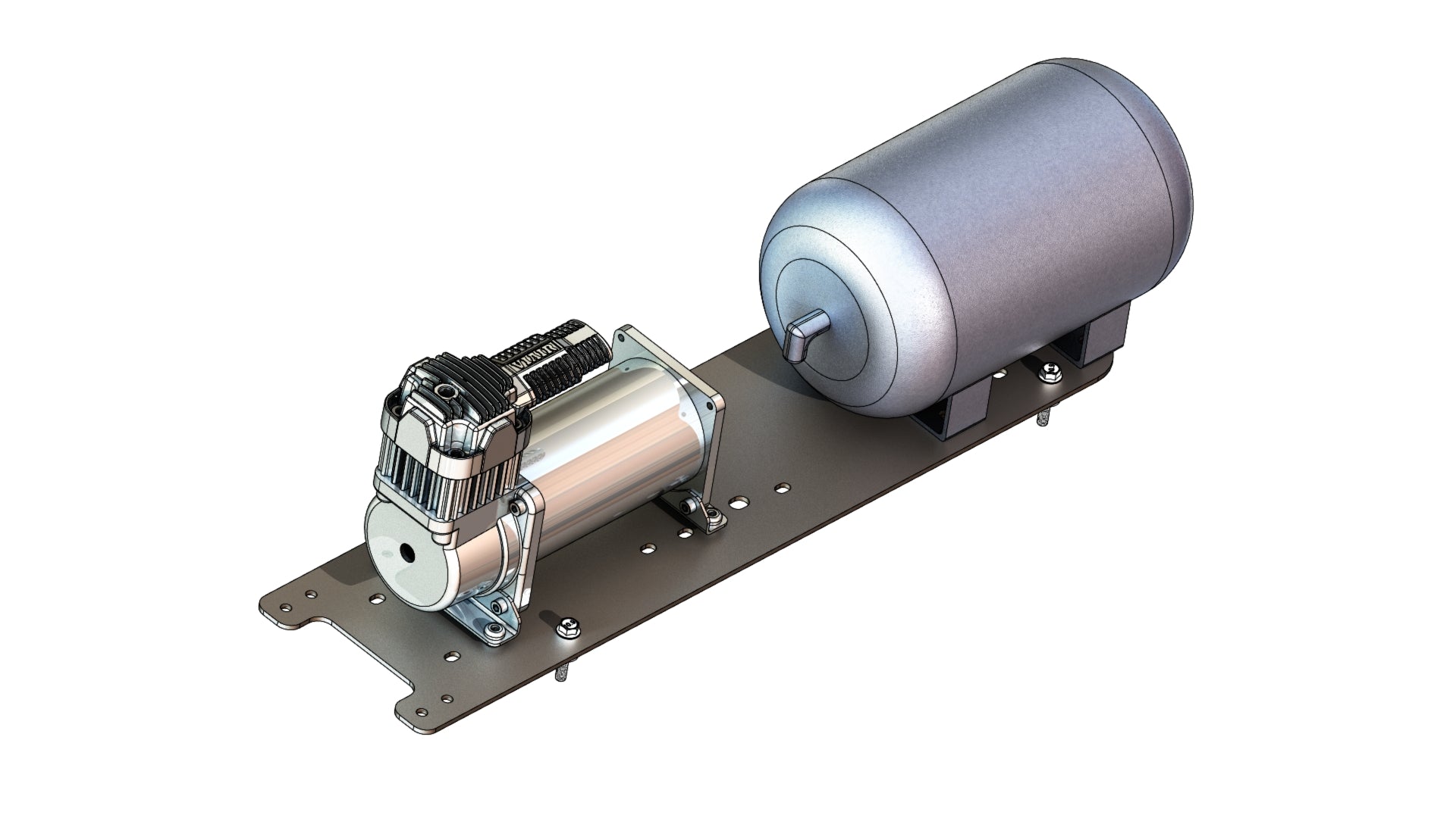 '13-23 Ram 2500/3500 RamBox Bedside Air Compressor Mount