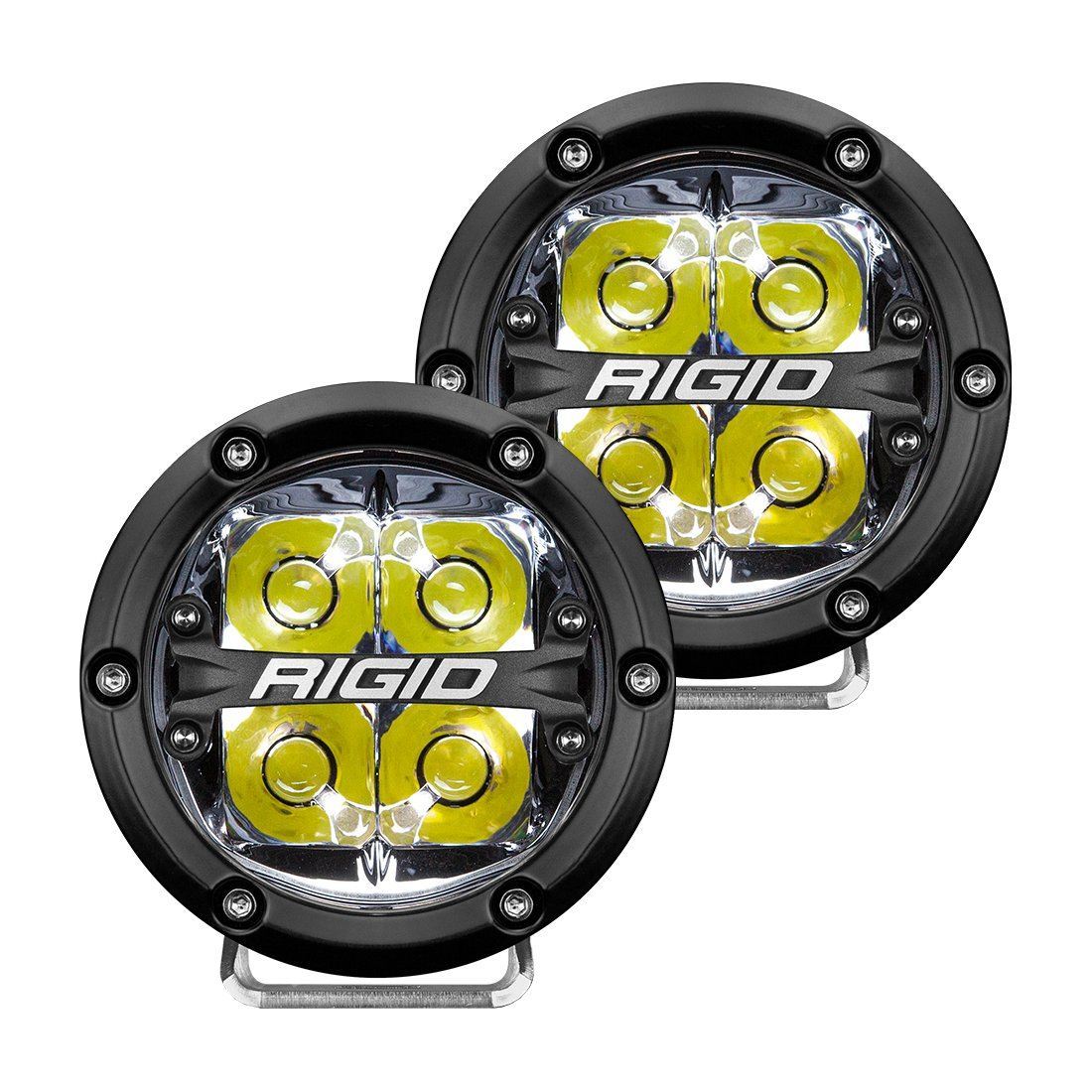 360 Series 4" LED OE Off-Road Fog Light Pair Lighting Rigid Industries White Spot individual display