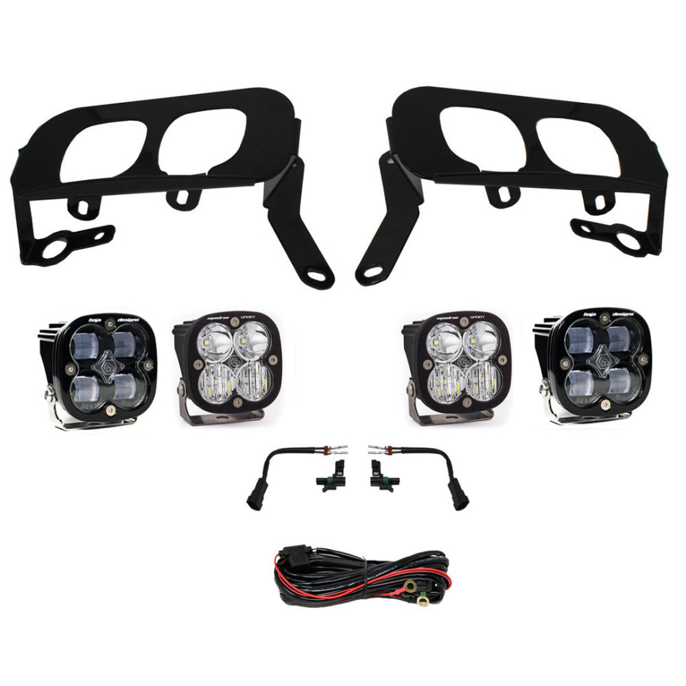'14-15 Chevy Silverado 1500 Dual Fog Pocket Kit Display of Included Parts
