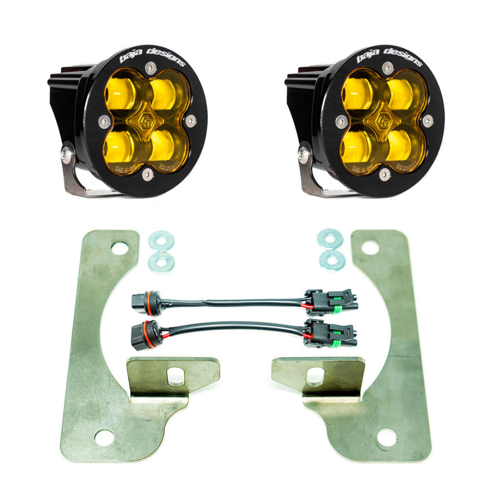 '20-22 Jeep JT Gladiator SAE Fog Light Kit Display of Included Parts