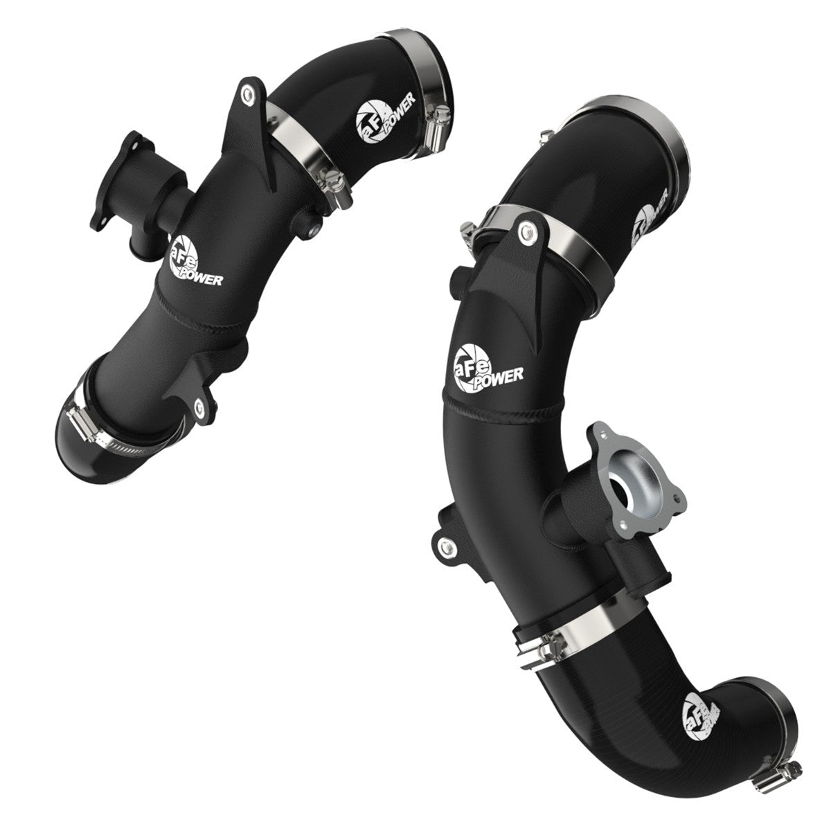 22-23 Toyota Tundra aFe BladeRunner 2.5" Aluminum Hot Charge Pipes display