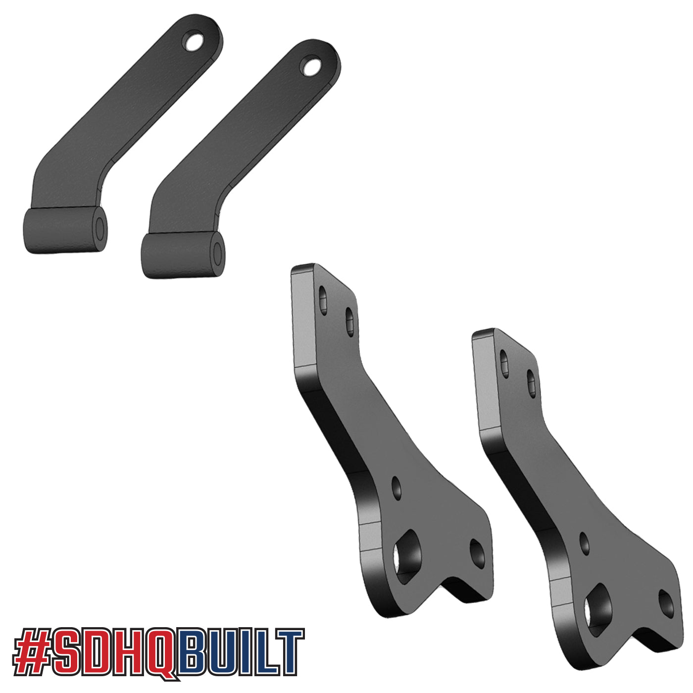 '10-23 Toyota 4Runner SDHQ Built Winch Mount Support Bracket Upgrade Kit design