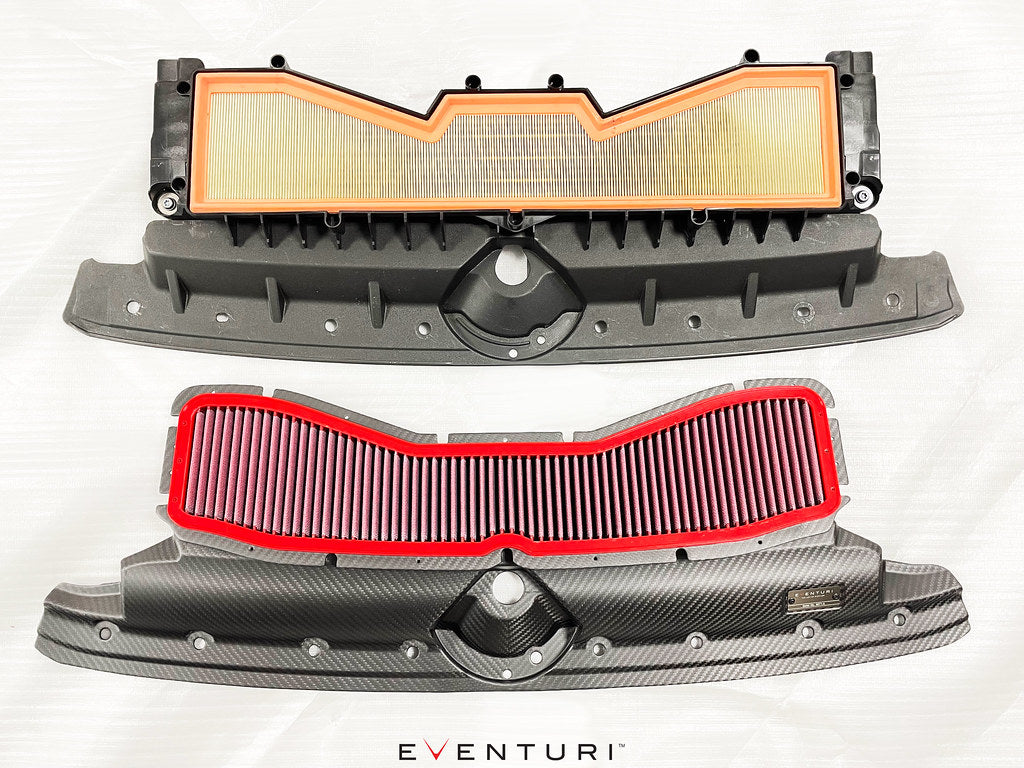 Eventuri Audi C8 RS6/RS7 Matte Carbon Intake System-EVE-C8RS6-CFM-INT Stock Comparison