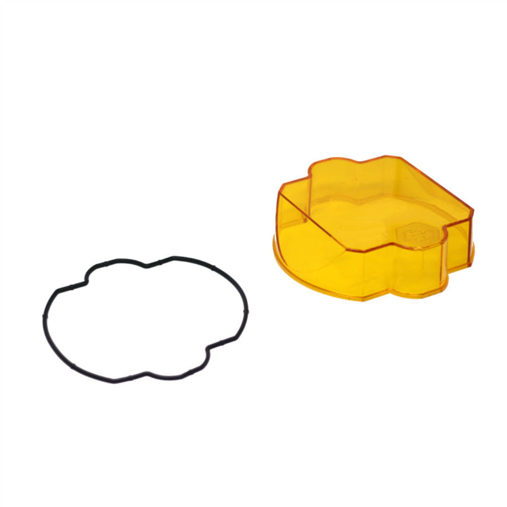 Baja Designs - LP9 Series, Amber Lens Kit Display of Included Parts