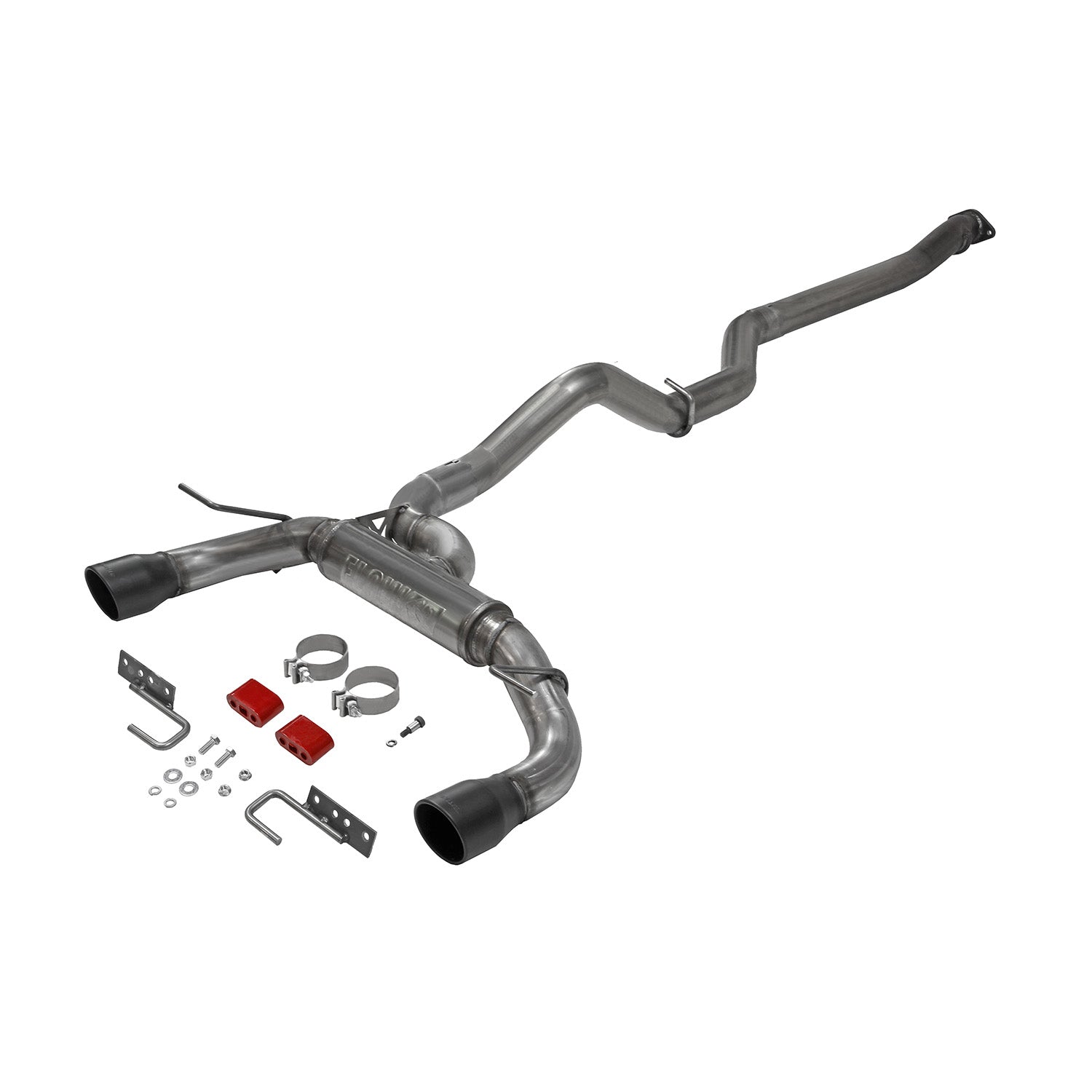 '21-23 Ford Bronco Flowmaster FlowFX Cat-Back Dual Exit Exhaust System Display of Included Parts
