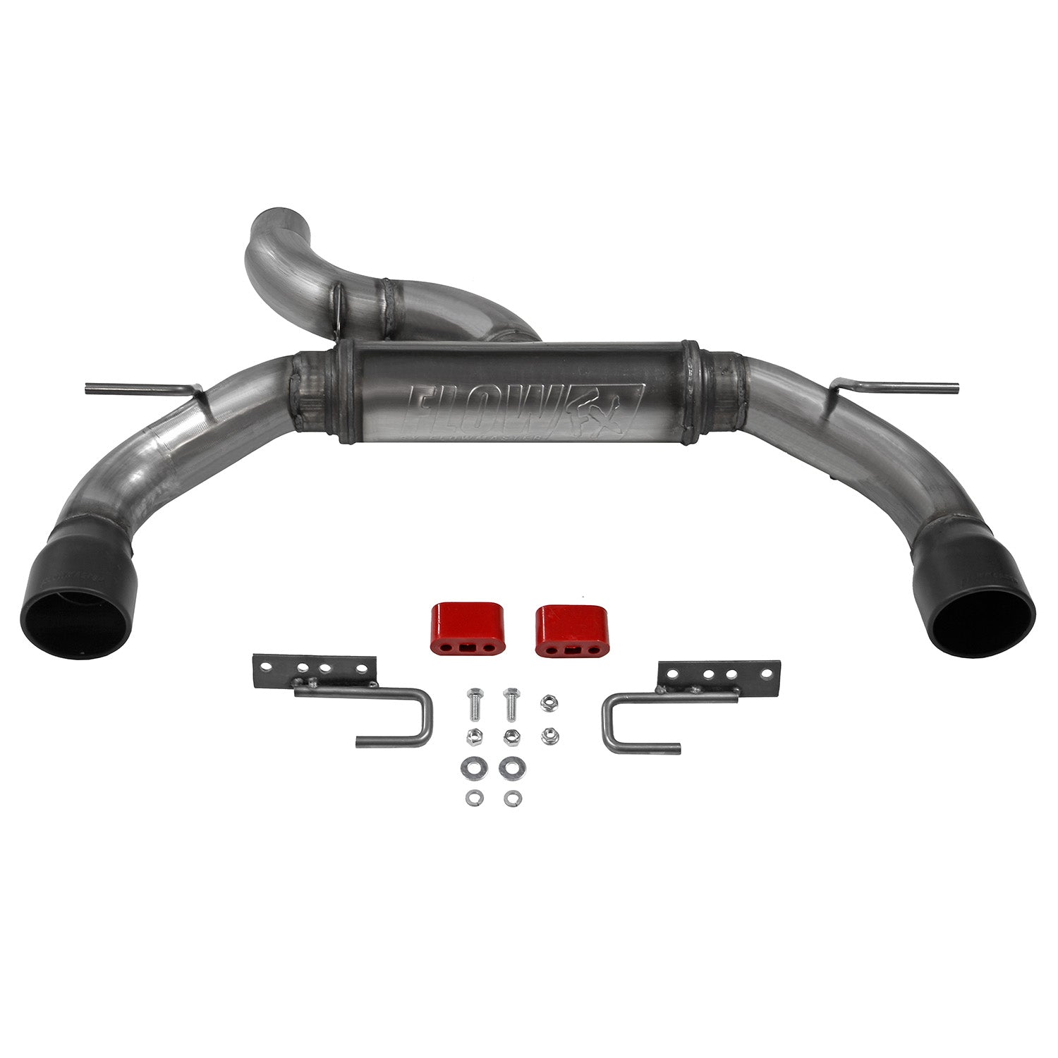 '21-23 Ford Bronco Flowmaster FlowFx Axle-Back Dual Exit Exhaust System Display of Included Parts