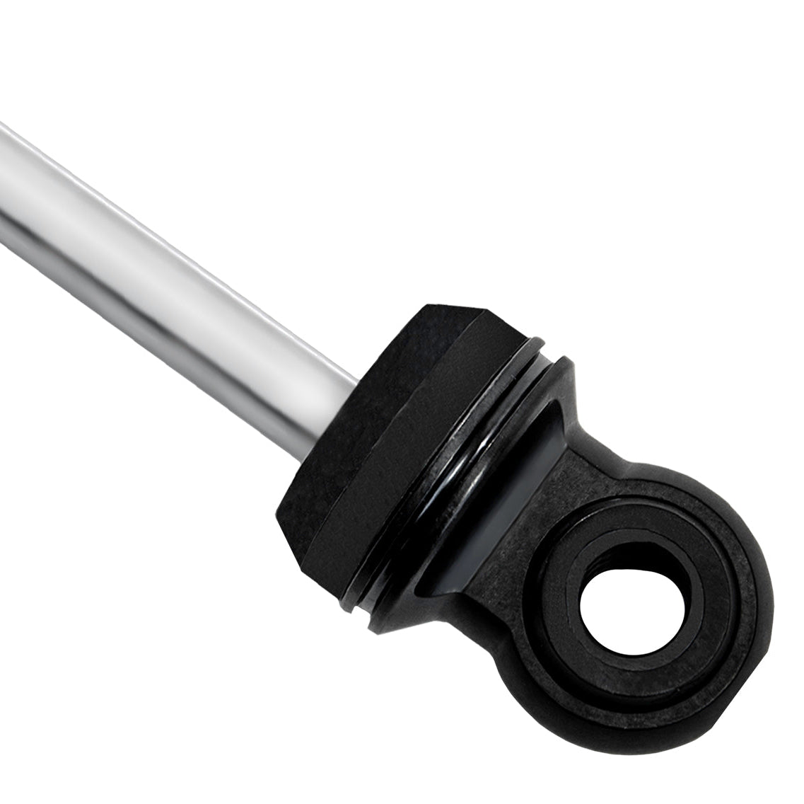 '05-23 Toyota Tacoma Fox Performance Elite Series RR 2.5 Rear Shocks (2-3" Lift) Close-up Display