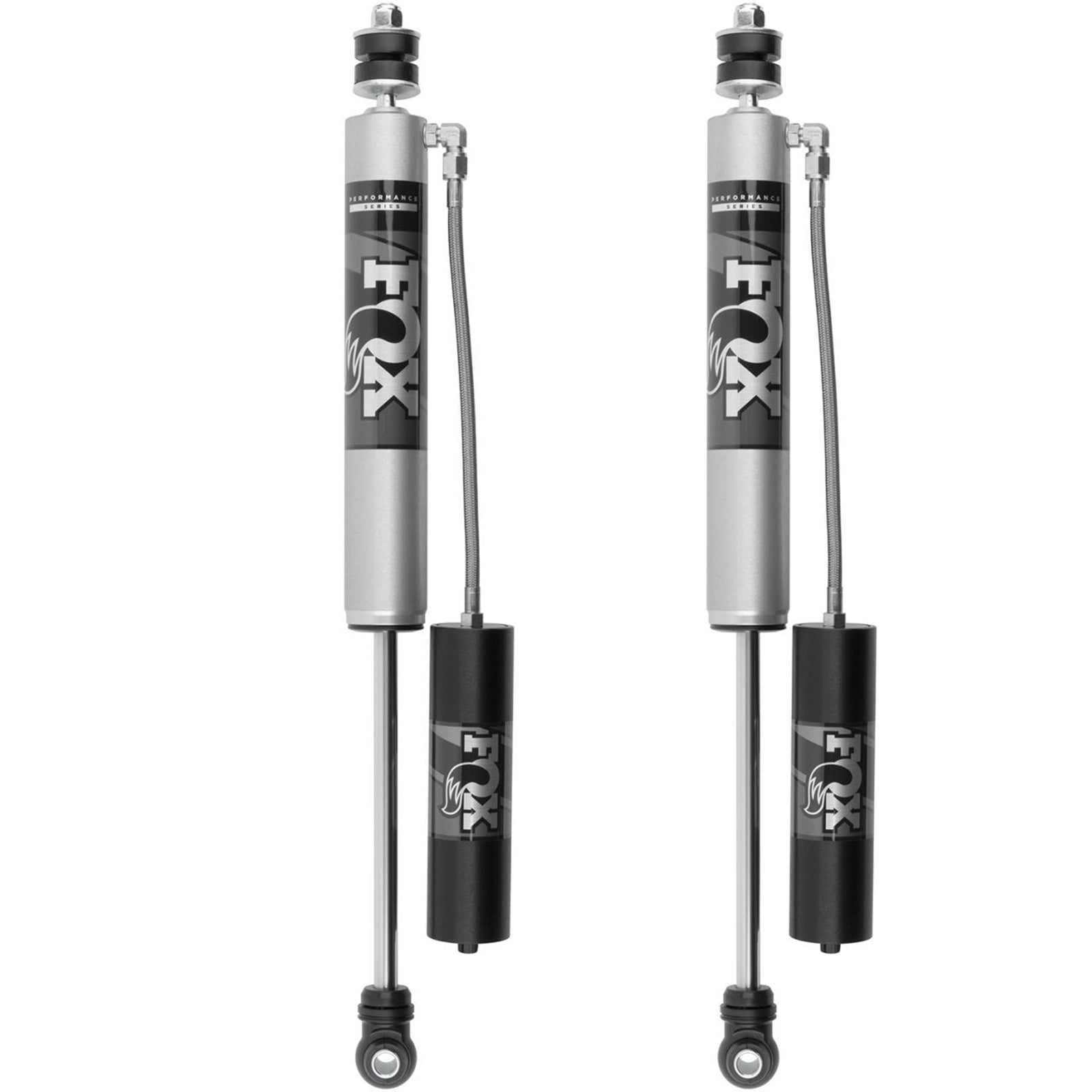 '14-22 Ram 2500/3500 Fox 2.0 Performance Series RR Front Shocks (2-3.5" Lift) Display of Included Parts