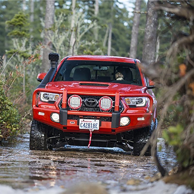 '05-15 Toyota Tacoma ARB Safari Snorkel Intake Kit Expedition Equipment ARB 2016-23 (3rd Gen) In Use
