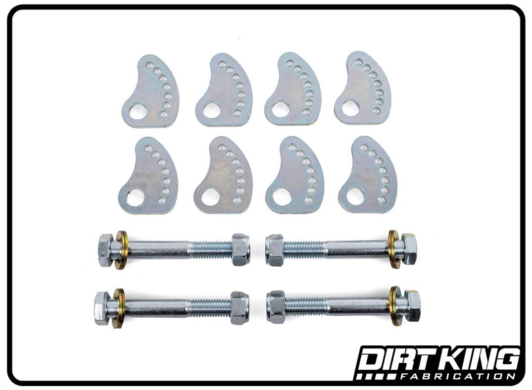 '99-18 Chevy/GM 1500 Upper Arm Alignment Cams Display of Included Parts