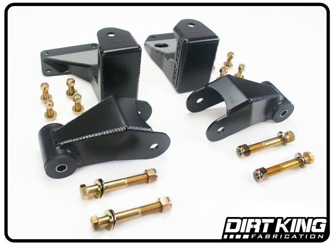 '99-18 Chevy/GM 1500 Shackle and Hanger Kit Suspension Dirt King Fabrication parts
