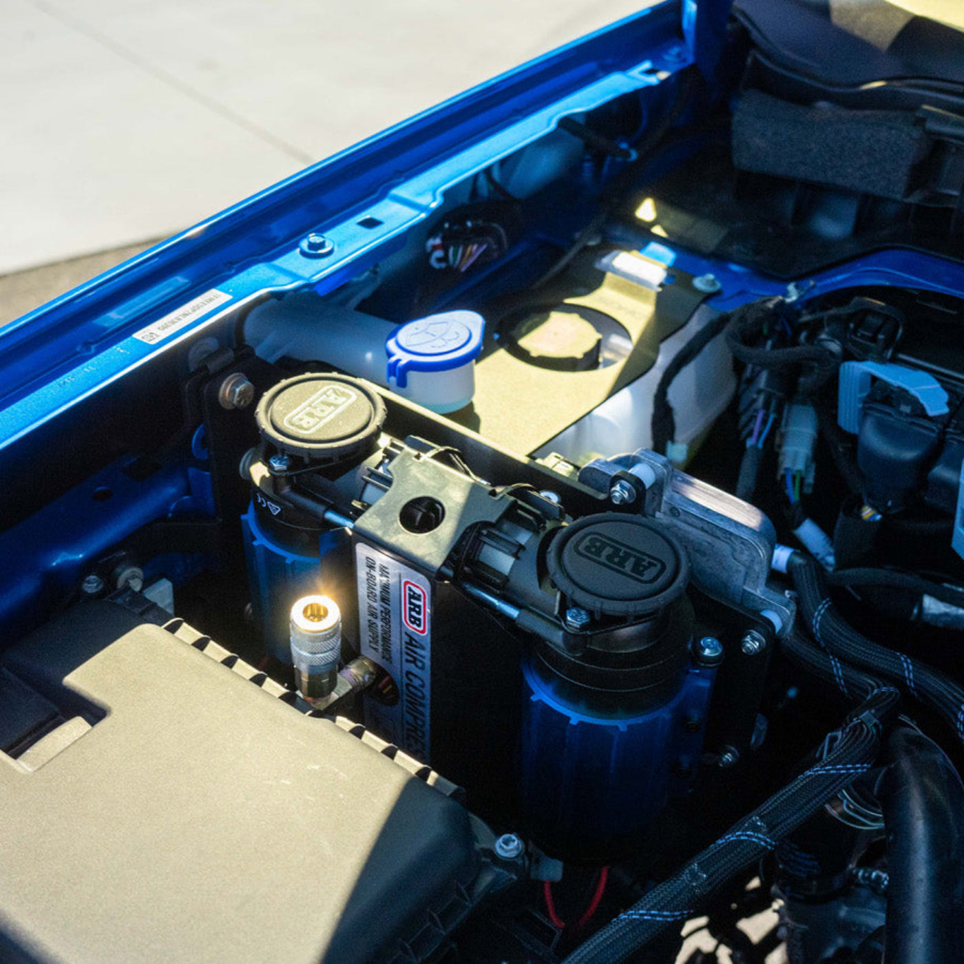 '21-25 Ford Bronco SDHQ Built ARB Air Compressor Mount installed