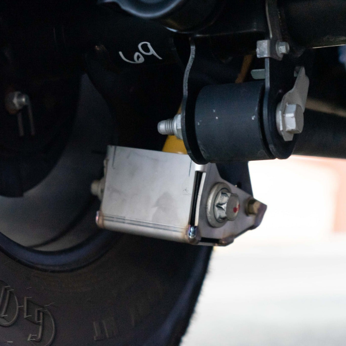 '21-25 Ford Bronco SDHQ Built Rear Shock Guards installed