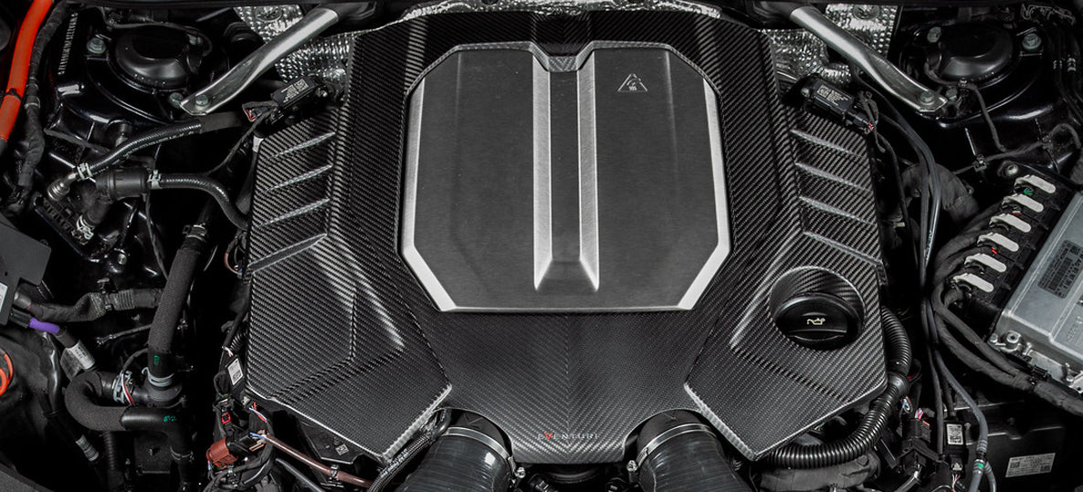 Audi C8 RS6 Matte Carbon Fiber Intake Eventuri display