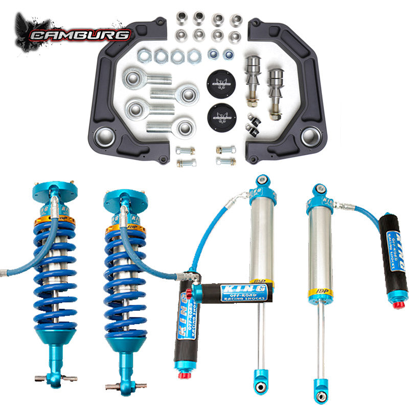 '19-24 Chevy/GMC 1500 Camburg King 3.0 IBP Suspension Kit Display of Included Parts