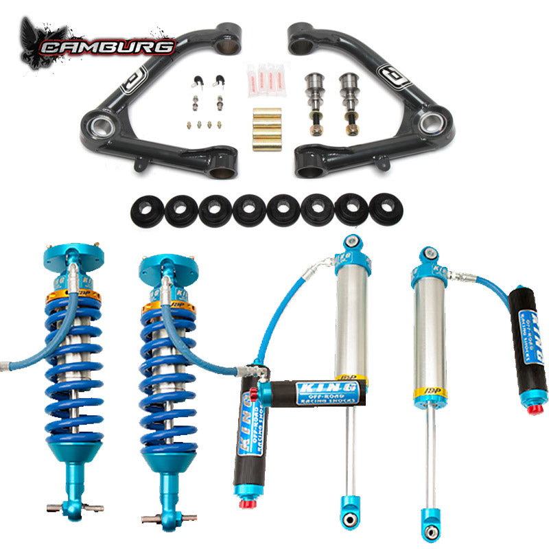 '19-24 Chevy/GMC 1500 Camburg King 3.0 IBP Suspension Kit Display of Included Parts
