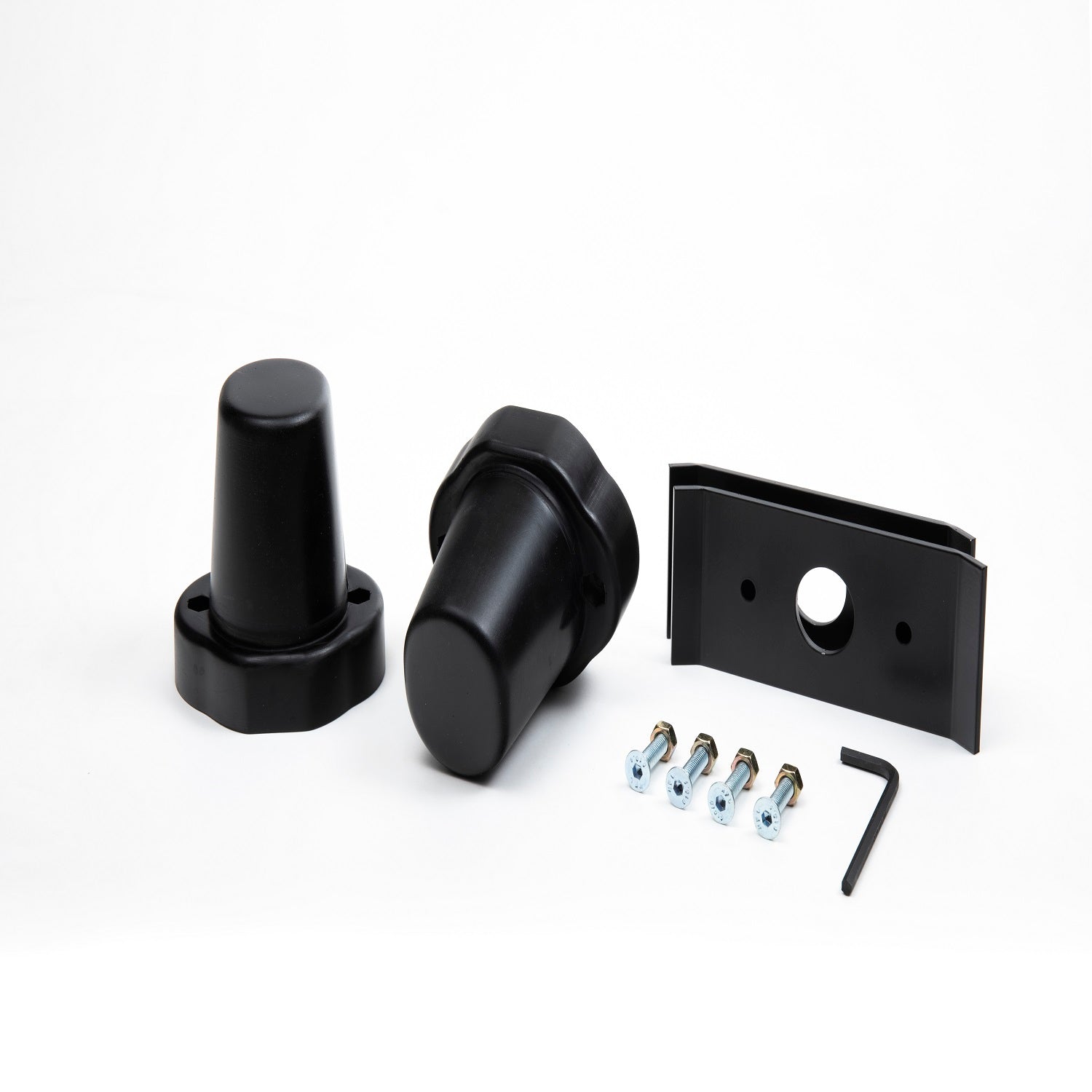 '05-15 Toyota Tacoma DuroBumps 3.5" Rear Bump Stops Display of Included Parts